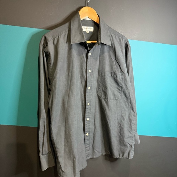 Dior Gray Casual Button Down Shirt - Picture 2 of 13
